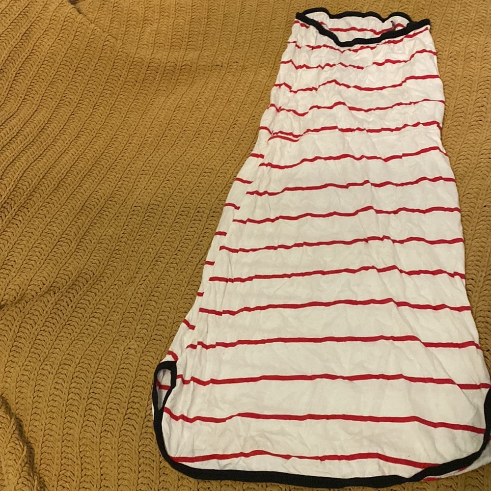 Nautical Strapless Dress - Picture 4 of 6